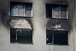 Panelový dům ve kterém v sobotu 8. srpna při požáru bytu v jedenáctém patře zahynulo 11 lidí, 9. srpna 2020 v Bohumíně.