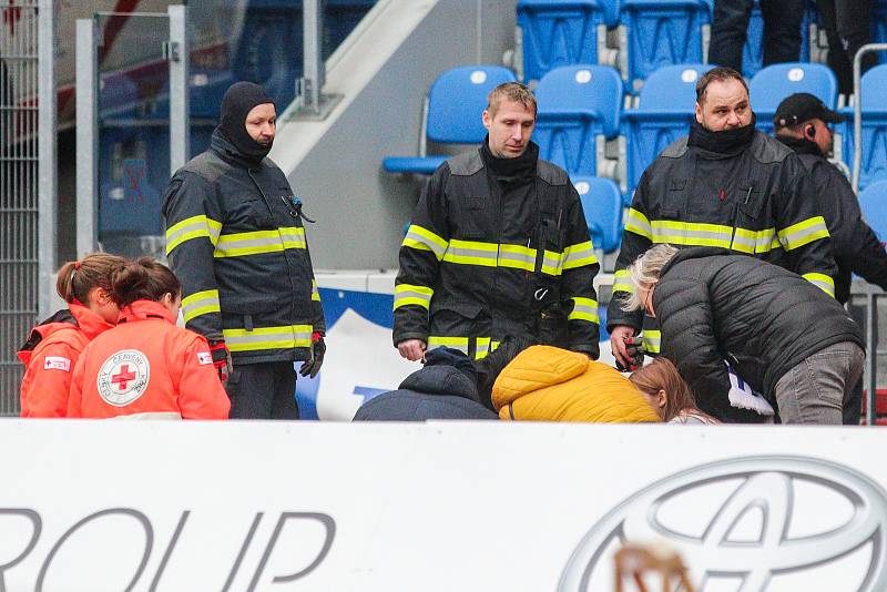 Utkání 25. kola první fotbalové ligy: FC Baník Ostrava - FK Mladá Boleslav, 16. března 2019 v Ostravě.