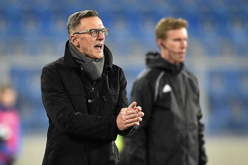 Utkání 22. kola první fotbalové ligy: Baník Ostrava - FK Jablonec, 24. února 2020 v Ostravě. Trenér Baníku Luboš Kozel.