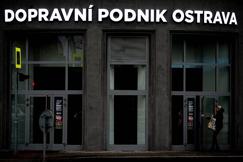 Budova dopravního podniku Ostrava, 31. ledna 2020. Ilustrační foto.