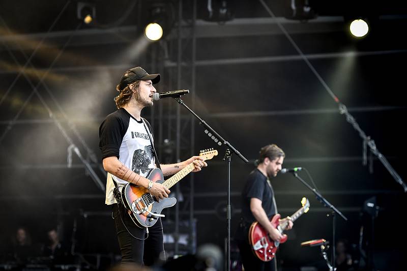 Hudební festival Colours of Ostrava 2018 v Dolní oblasti Vítkovice, 19. července 2018 v Ostravě. Na snímku Kensington.