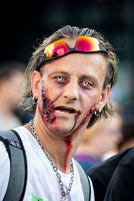 Zombie walk v Ostravě, sobota 29. června 2019.