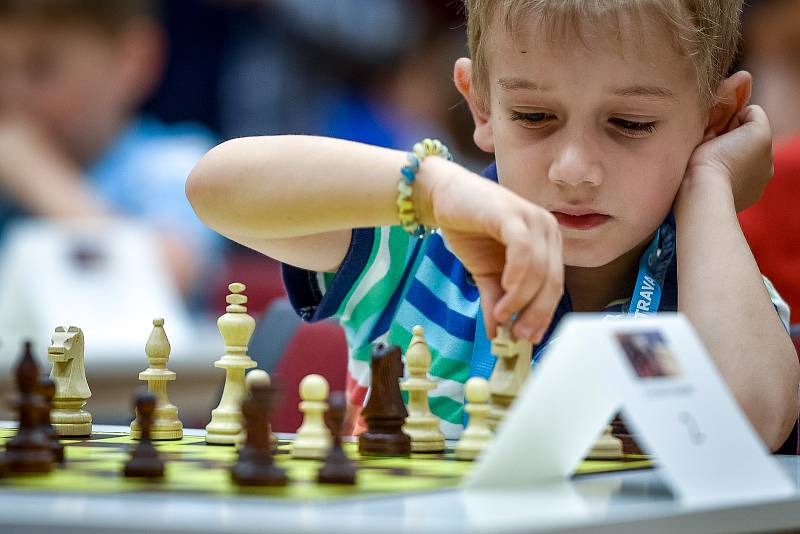 Šachový turnaj pro mateřské školky v SVČ Korunka, 28. května 2019 v Ostravě.