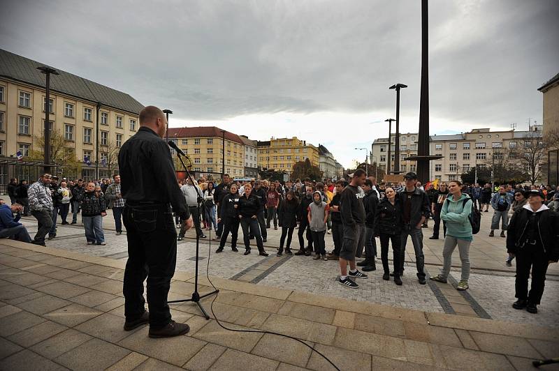 Demonstrace v Ostravě