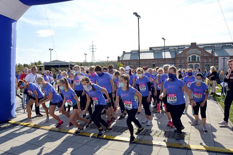 Start závodu na 2,5 km.