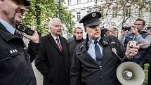 Ostravští policisté měli v sobotu pohotovost. Důvodem byly tři demonstrace a shromáždění, které se ve stejný čas konaly v centru Ostravy.