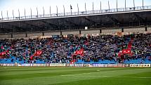 Utkání 22. kola první fotbalové ligy: FC baník Ostrava - SK Sigma Olomouc. 19. února 2022 v Ostravě.