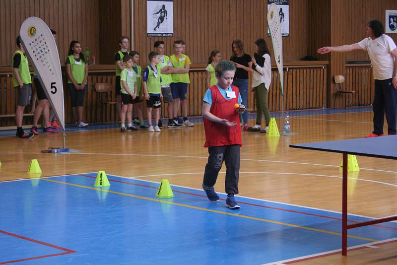 Sazka Olympijský víceboj na ZŠ B. Dvorského v Ostravě.