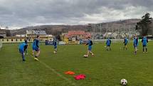 Zápas 15. kola fotbalové I.A třídy, skupiny A, Město Albrechtice - Darkovičky 0:0.