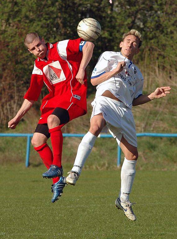 Ze zápasu fotbalistů Hlubiny