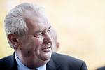 Prezident Miloš Zeman svou v pořadí již třetí návštěvu Moravskoslezského kraje zahájil jako obvykle návštěvou krajského úřadu v Ostravě.