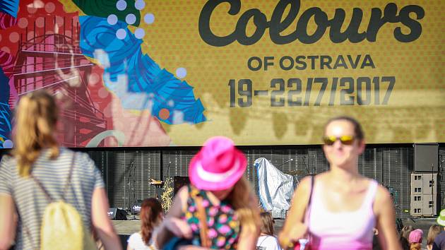 Hudební festival Colours of Ostrava v Ostravě 19. července 2017.