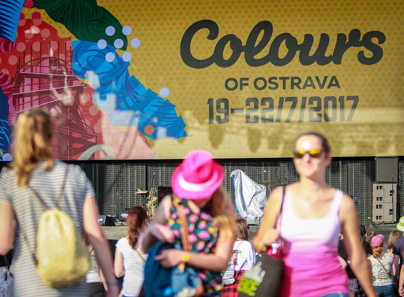 Hudební festival Colours of Ostrava v Ostravě 19. července 2017.