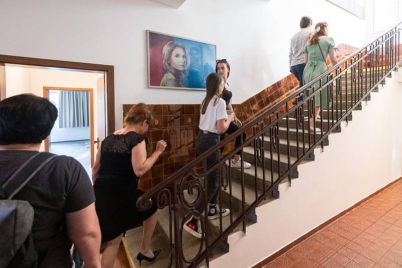 Otevření nově opravené bývalé ředitelské vily v areálu hornického muzea Landek Park veřejnosti, čtvrtek 15. července 2021 v Ostravě-Petřkovicích.