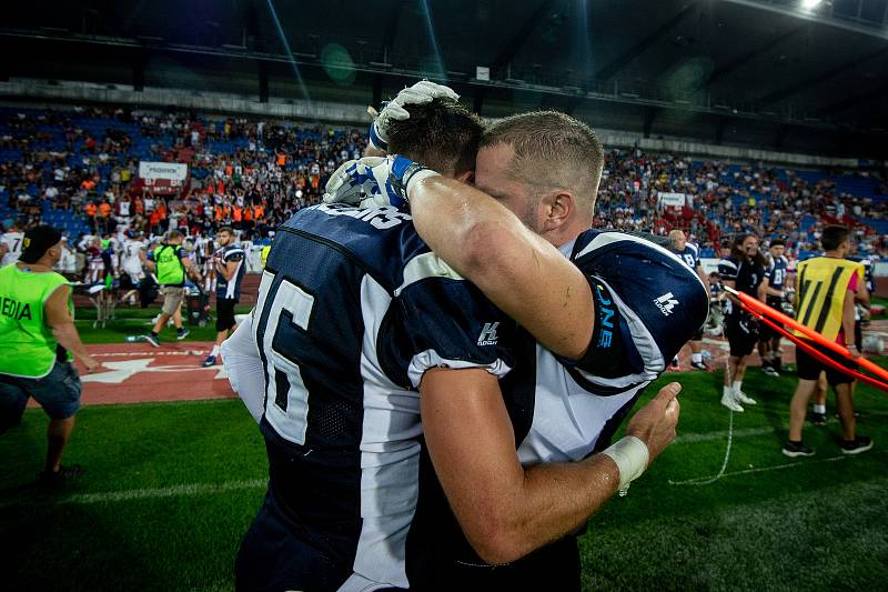 Finále ligy amerického fotbalu, Ostrava Steelers - Prague Lions, 20. července 2019 v Ostravě.