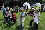 Festival pod širým nebem Midsummer, který se uskutečnil v sobotu v Komenského sadech.