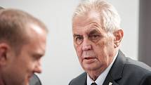 Ve středu 6. září 2017 přijel, v rámci páté oficiální návštěvy Moravskoslezského kraje, prezident Miloš Zeman také do Nového Jičína.