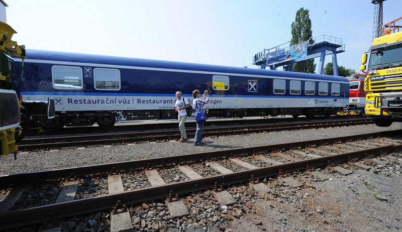 Mezinárodní veletrh drážní techniky Czech Raildays v Ostravě. 