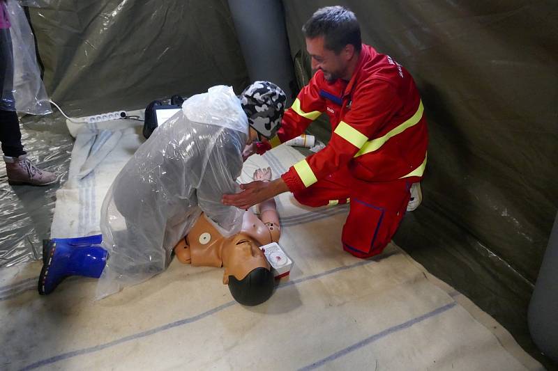 Zdravotnická záchranná služba MSK na Dnech NATO 2017. 