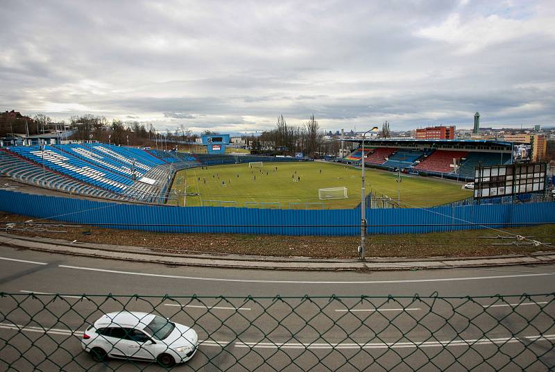 Stadion Bazaly v Ostravě. Ilustrační foto.