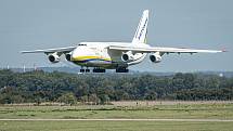 Letadlo Antonov An-124 Ruslan s registrací UR-82073 přistál dne 28. srpna 2020 na Letišti Leoše Janáčka v Mošnově.