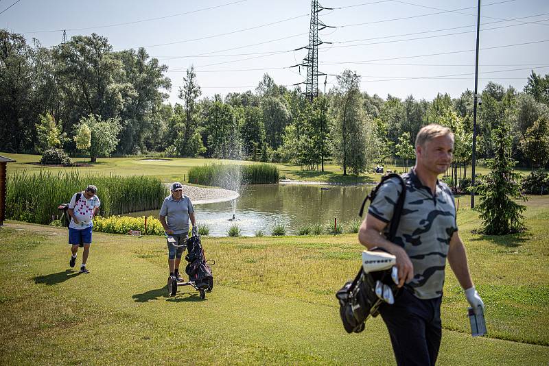 Otevření nové hřiště v areálu golf Park Lhotka, červen 2021.