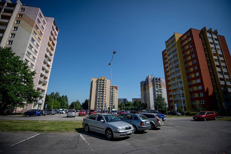 Bývalé nákupní centrum Odra ve Výškovicích v Ostravě.