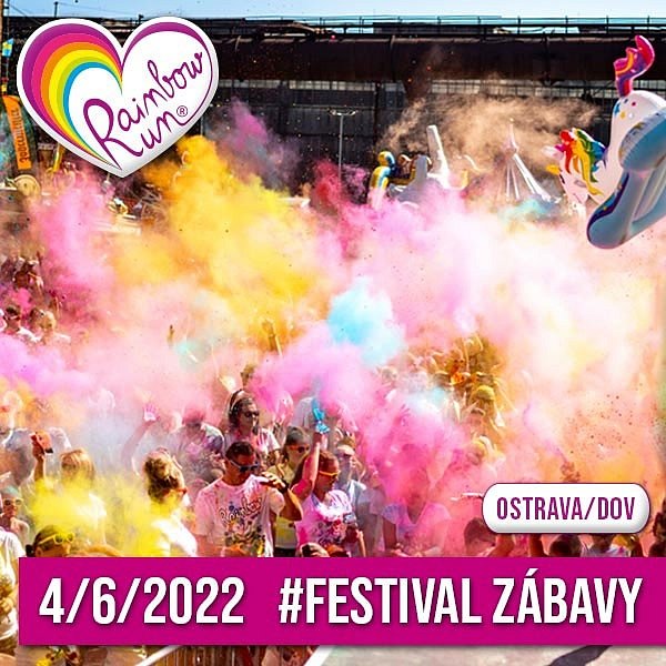 Dolní Vítkovice ochromí barevný Rainbow Run.