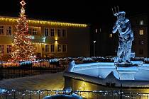Nejkrásnějším vánočním stromem Moravskoslezského kraje se letos pyšní Dvorce z okresu Bruntál.