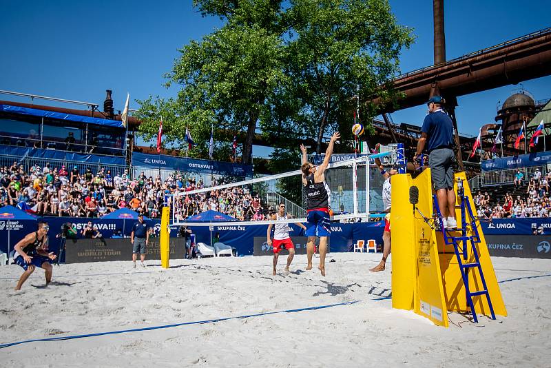 J&T Banka Ostrava Beach Open - semifinále muži, 6. června 2021 v Ostravě.