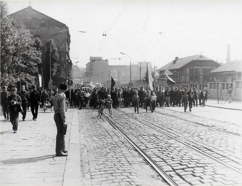 Srpen 1968 na severní Moravě a ve Slezsku: demonstrace, zaťaté pěsti a nadávky