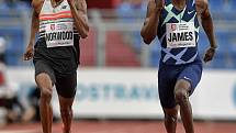 Zlatá tretra, atletický mítink kategorie Continental Tour - Gold, 19. května 2021 v Ostravě. Vernon Norwood (USA), 400 m muži a Kirani James (GRN), 400 m muži.