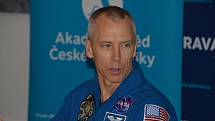 Návštěva astronauta mise na Měsíc Andrewa Feustela