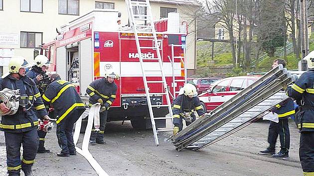 Dobrovolní hasiči z Ostravy-Radvanic