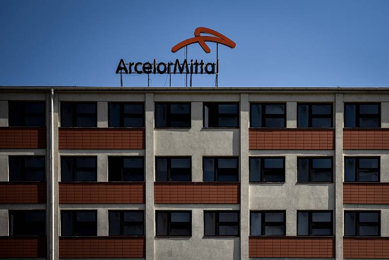 Ostravský závod ArcelorMittal, 9. duben 2017.