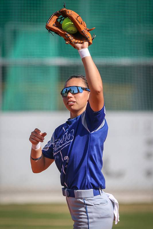 Mistrovství Evropy žen v softballu 2019, Itálie - Turecko, 30. června 2019 ve Frýdku - Místku. Na snímku ROTONDO Alessandra.