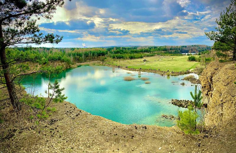 Park Gródek v Jaworzně, Polsko, 7. 5. 2022