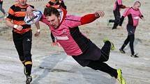 Snow rugby na Skalce.