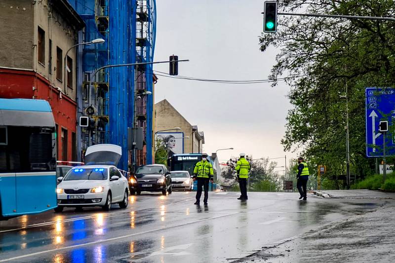 Zatopená myší díra v Ostravě, čtvrtek 13. května 2021 odpoledne.