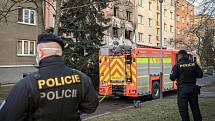 Hasiči a policisté zasahovali u požáru domu v Ostravě-Hrabůvce.