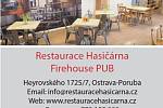 Hasičárna Firehouse pub Ostrava-Poruba