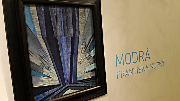 GVU v Ostravě představila ve výstavní síni pro veřejnost obraz významného českého malíře Františka Kupky – Modrá.