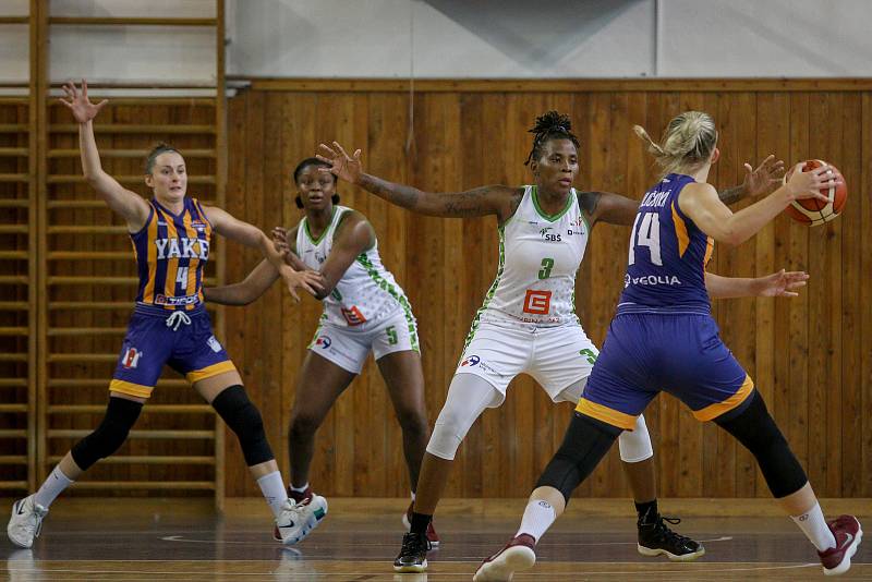 Basketbalový turnaj žen Memoriál Jiřího Jurdy: SBŠ Ostrava - Young Angels Košice, 8. září 2019 v Ostravě.