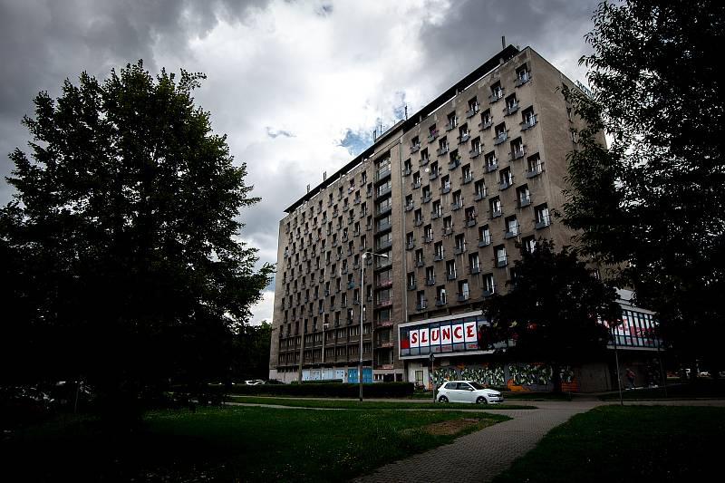 Hotelový dům Hlubina v Ostravě, srpen 2019.