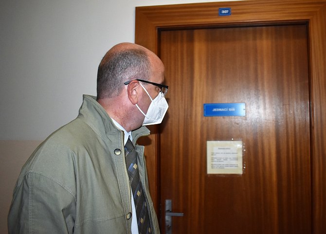 David Sukup (na snímku z předchozího jednání), odešel od soudu s osmiletým trestem.