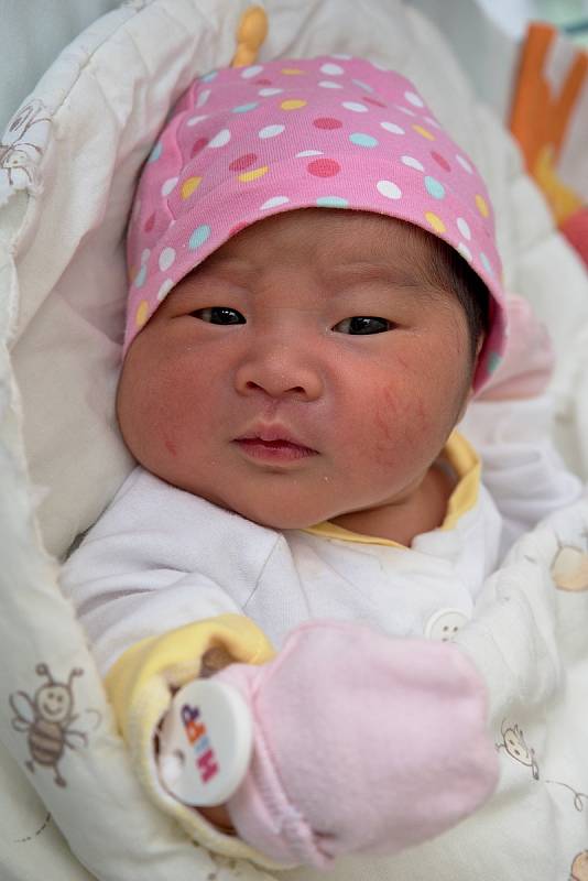 Nguyen Gia Han z Karviné, narozena 11. června 2021 v Karviné. Foto: Marek Běhan