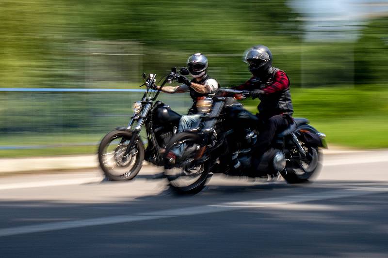 Motorkářská vyjížďka z Harley-Davidson Ostrava, 13. června 2020 v Ostravě.