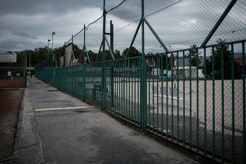 Sportovní areál tělovýchovná jednota Ostrava na Várenské ulici.