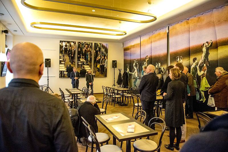 Divadlo Jiřího Myrona otevřelo veřejnosti nové prostory včetně kavárny, 16.prosince 2018 v Ostravě.