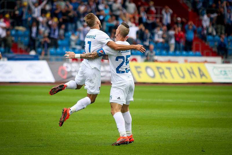 Utkání 1. kola FORTUNA:LIGY: FC Baník Ostrava - FC Slovan Liberec, 13. července 2019 v Ostravě.